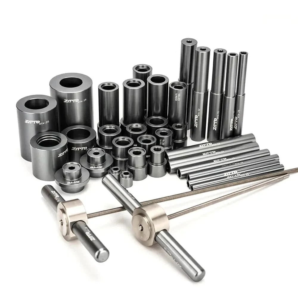1 Set Bike Hub Bearing Install and Remove Tool Bicycle Bottom Bracket Press Kit Portable Maintenance Tools and Equipment