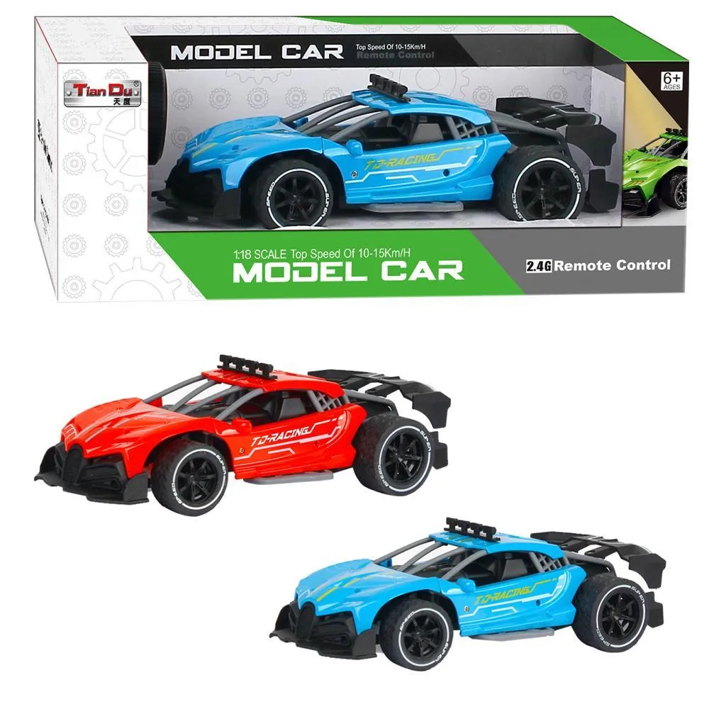 2.4G 1:18 4CH RC High-Speed Car With Gun Remote Control - Assorted Colors