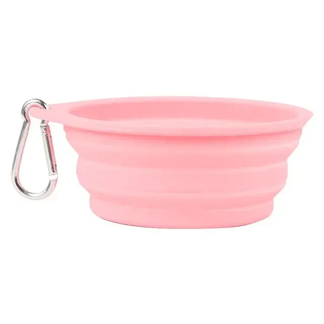 350/600ml Large Collapsible Dog Bowl