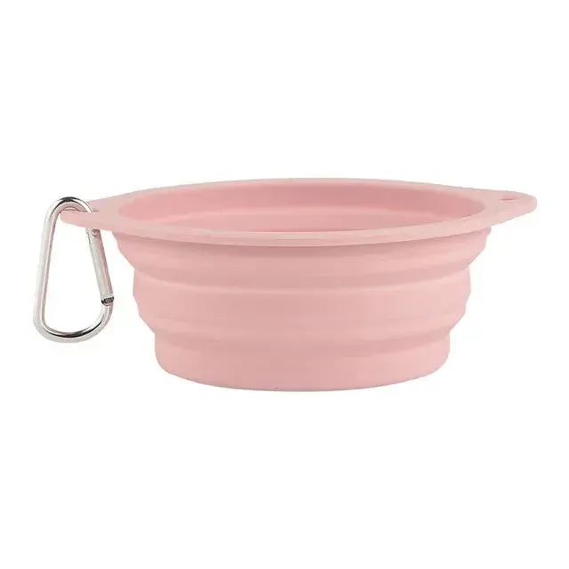 350/600ml Large Collapsible Dog Bowl
