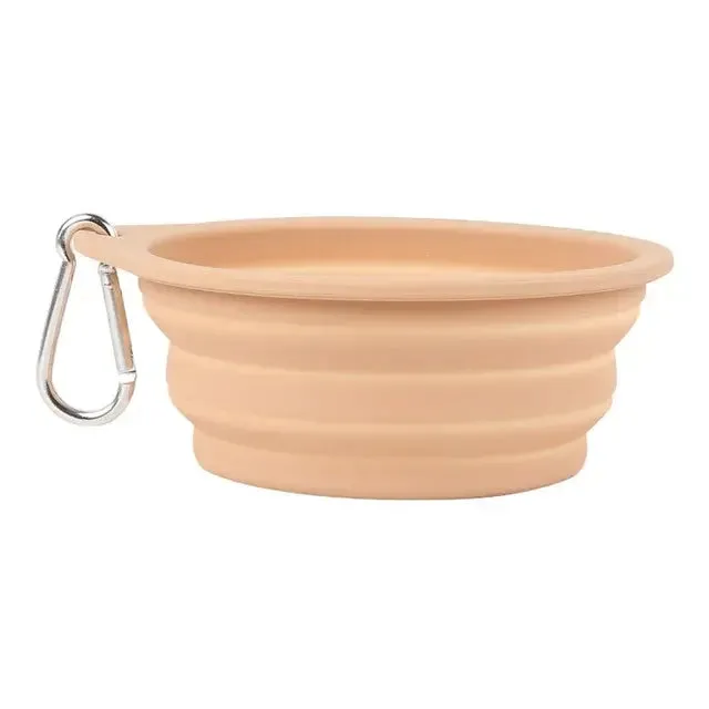 350/600ml Large Collapsible Dog Bowl