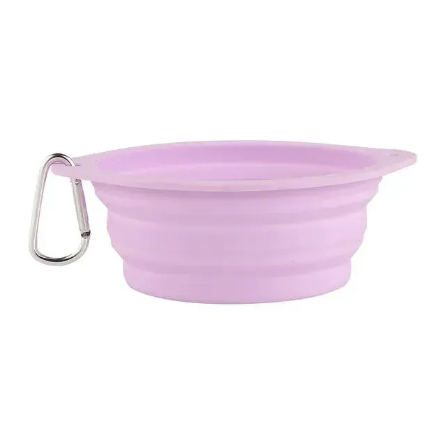 350/600ml Large Collapsible Dog Bowl