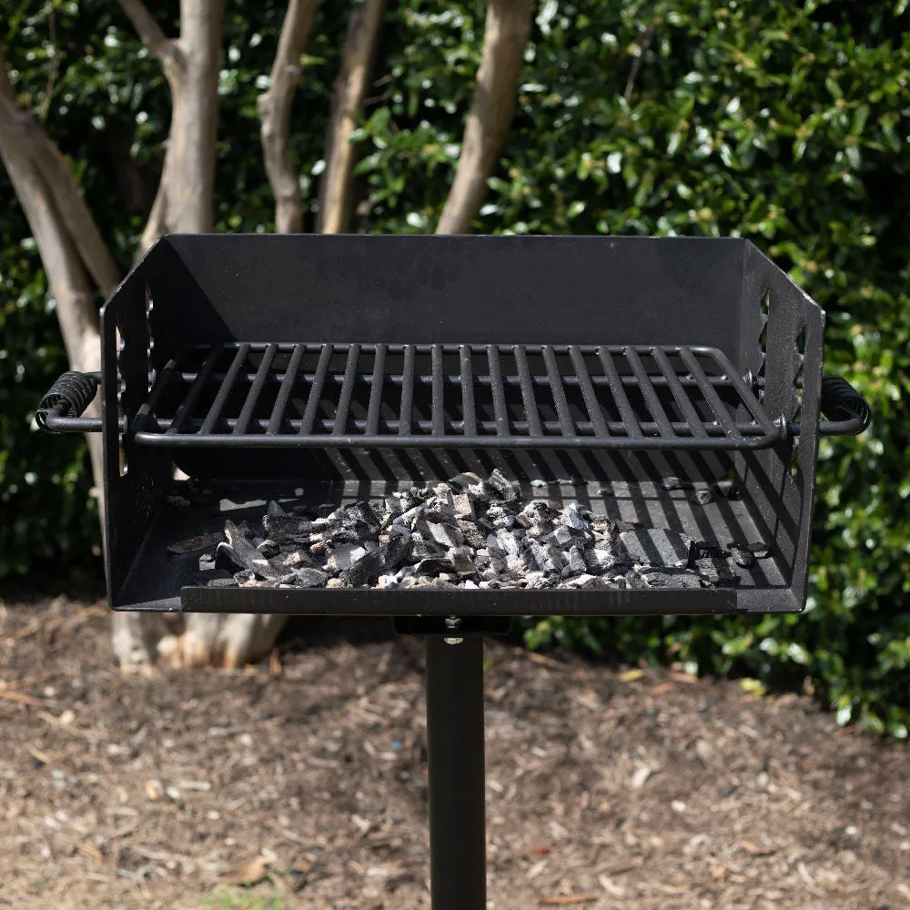 384 Sq. In. Park-Style Charcoal Grill