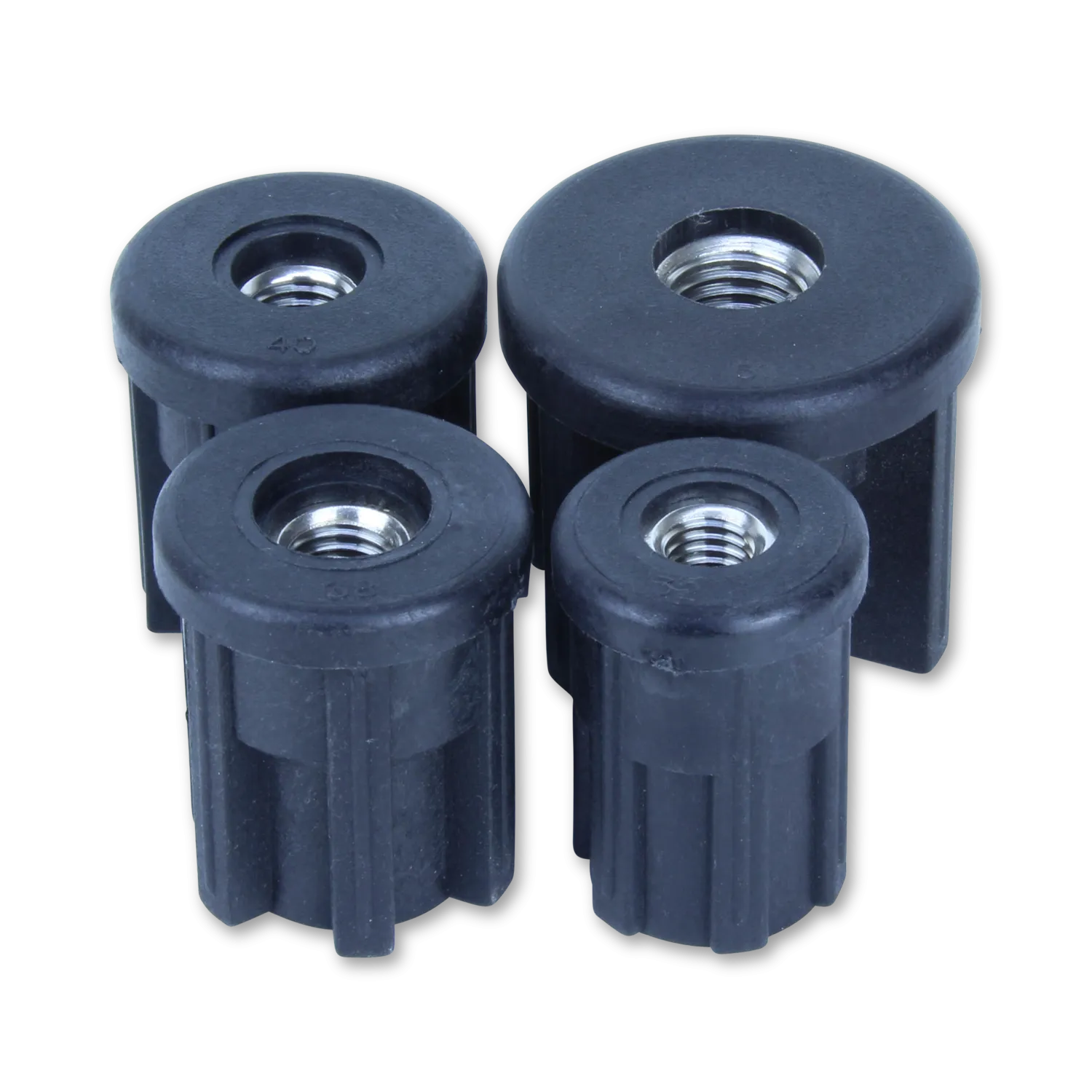 81/40/M16 <span> 40mm Round Stainless Steel Threaded Tube Insert</span>