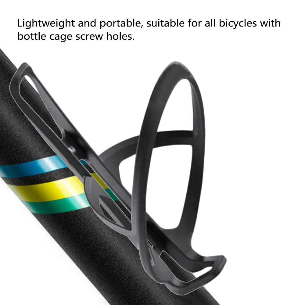 Bike Water Bottle Holder Carbon Fiber Nylon Bicycle Bottle Cage Lightweight with Screws for Road Mountain Bike Mtb Accessories