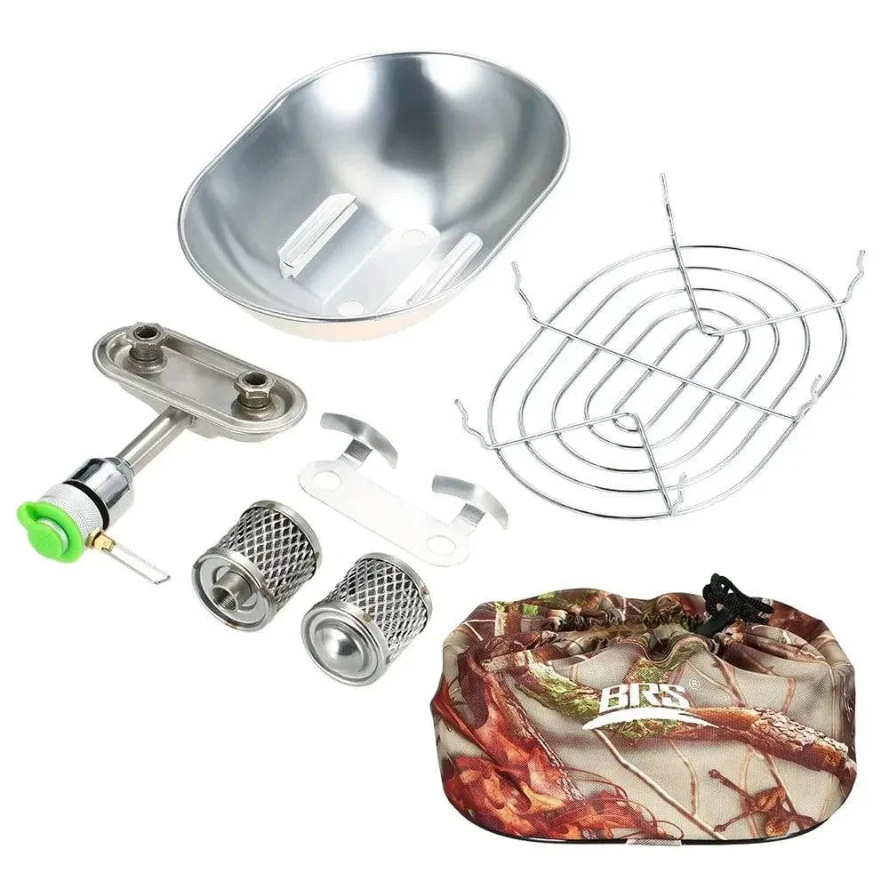BRS-H22 Double Head Outdoor Heater Portable Infrared Ray Camping Heating Stove Warmer Heating Gas Stove for Camping Hiking