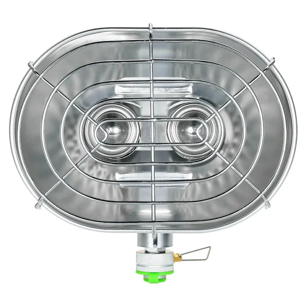 BRS-H22 Double Head Outdoor Heater Portable Infrared Ray Camping Heating Stove Warmer Heating Gas Stove for Camping Hiking