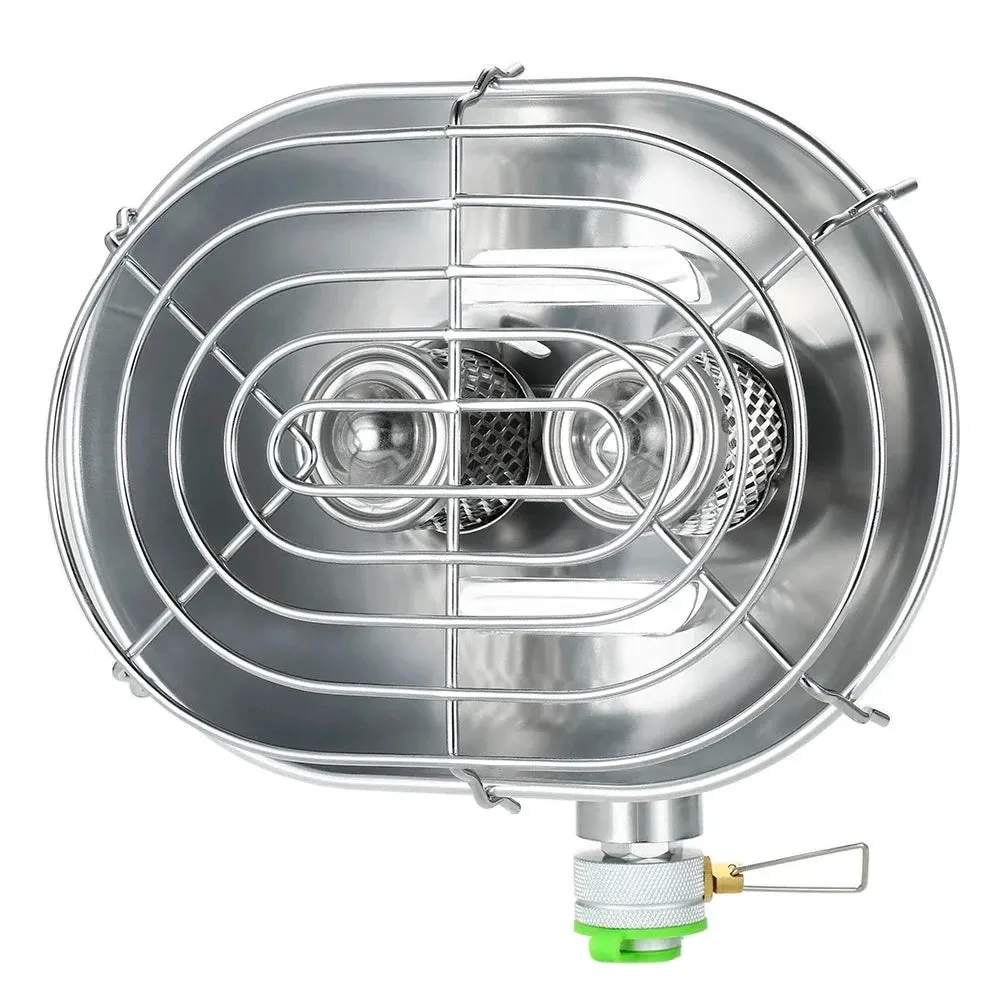 BRS-H22 Double Head Outdoor Heater Portable Infrared Ray Camping Heating Stove Warmer Heating Gas Stove for Camping Hiking
