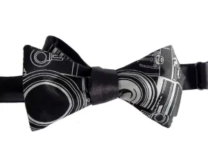 Camera Print Bow Tie. Photographer's bowtie.