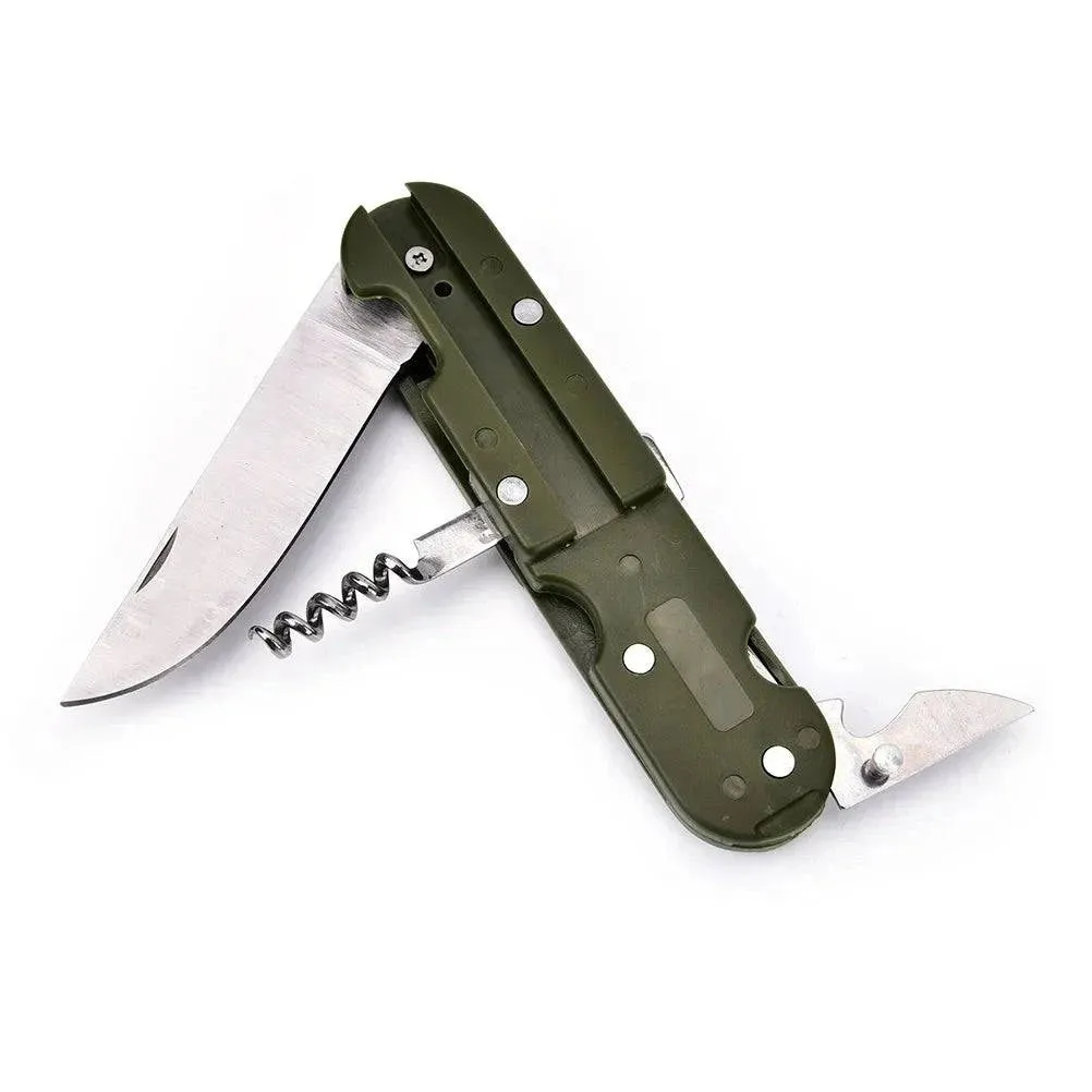 Camping Cutlery Stainless Steel Folding Knife Fork Spoon Portable Outdoor Tableware Camping Equipmen