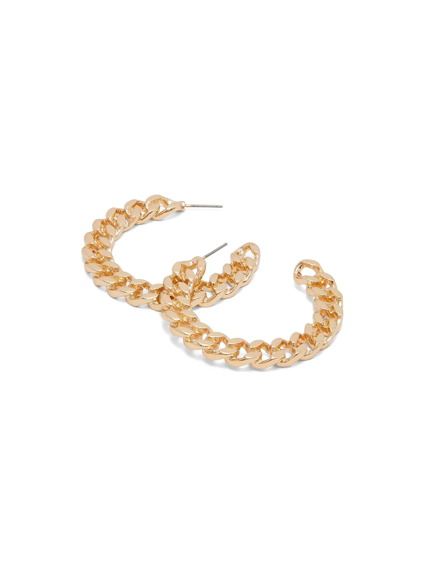 Chain-Hoop Earrings