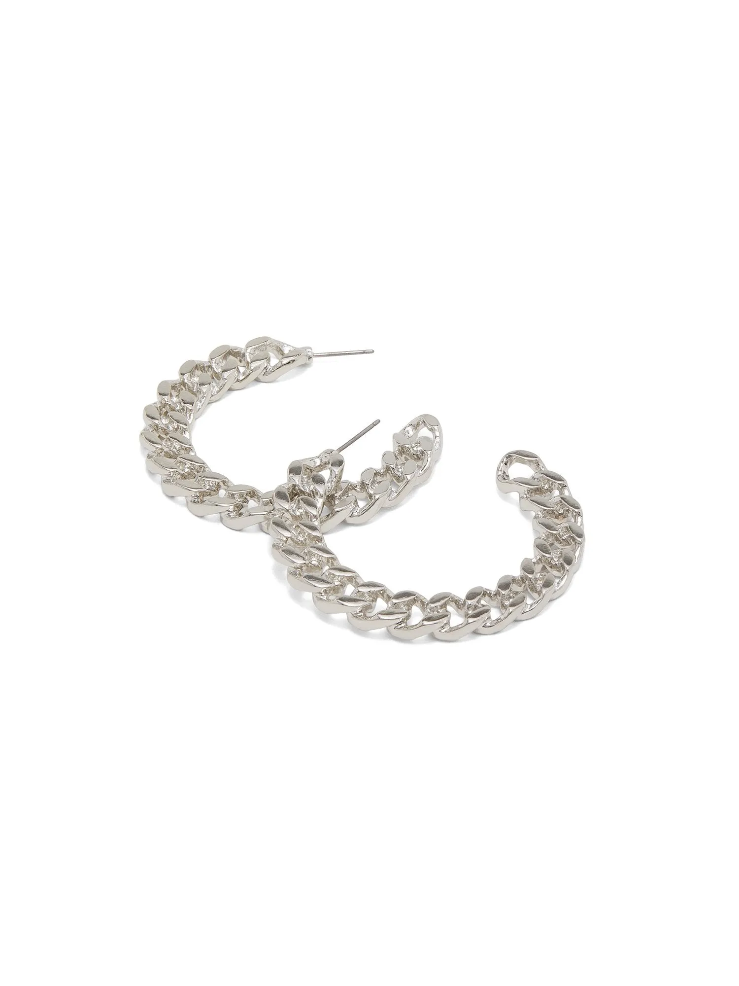 Chain-Hoop Earrings