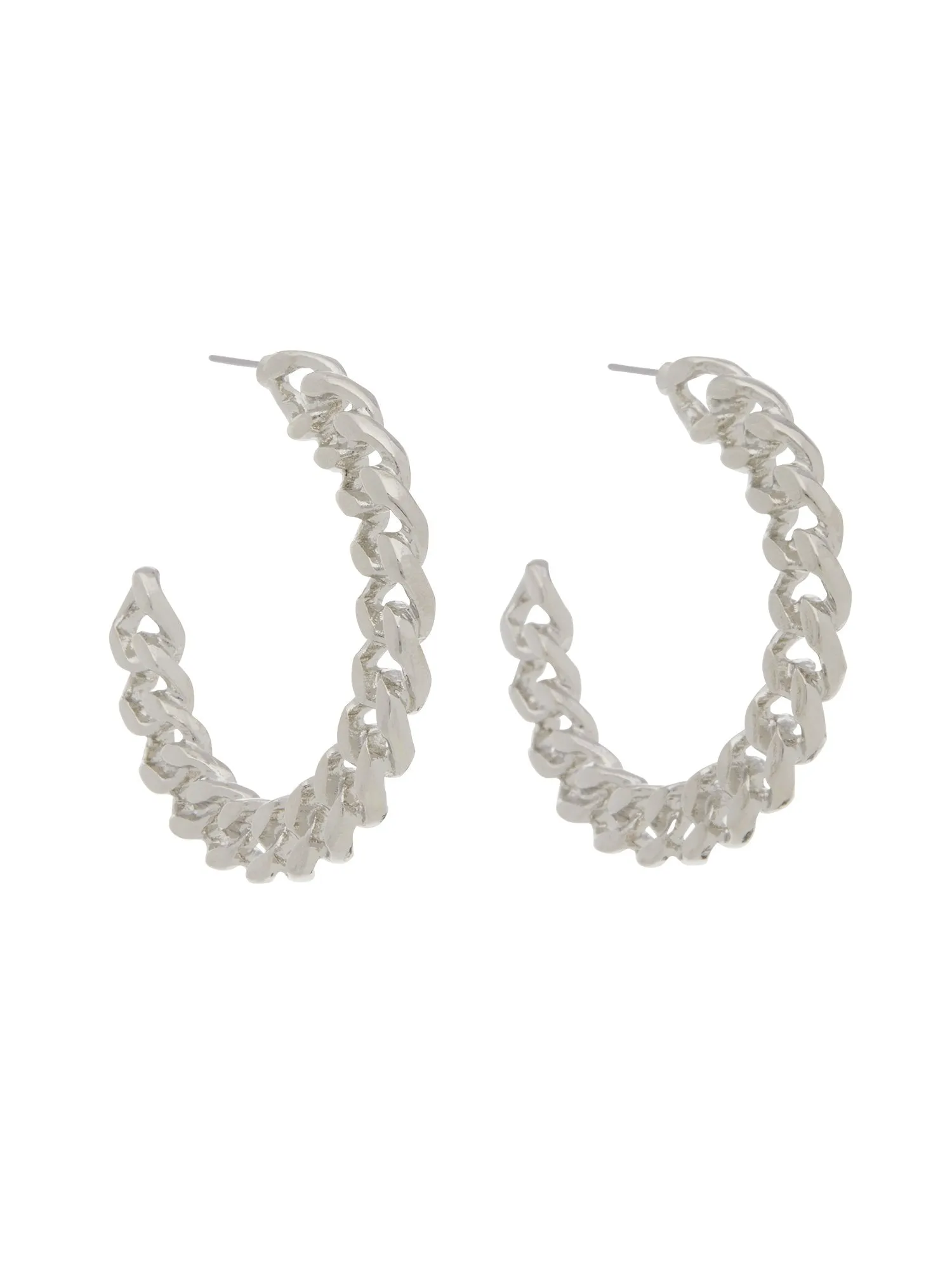 Chain-Hoop Earrings