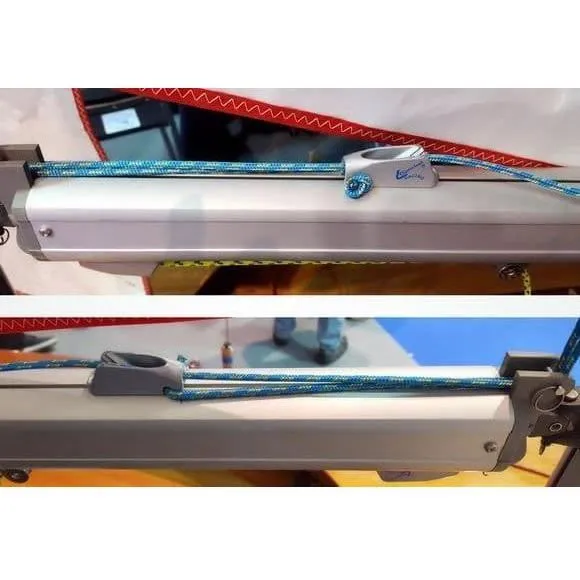 Clamcleat CL211 MK2 AN/S2 with Becket Hard Anodozed 3- 6mm Rope
