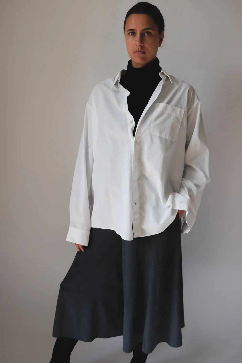 CLASSY VINTAGE WHITE SHIRT