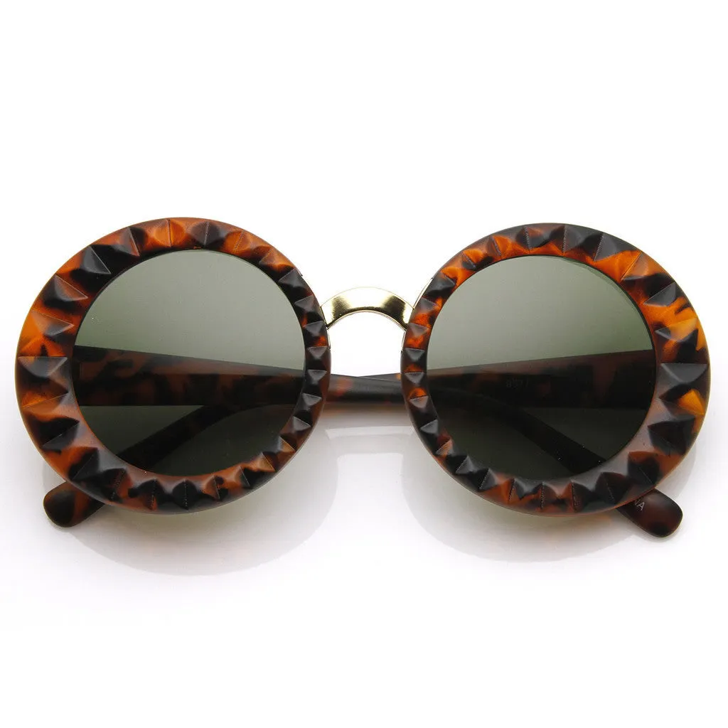 Designer Fashion Round Circle Women's Sunglasses
