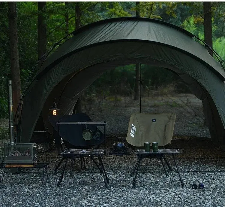 Difeike IGT Magic Cube Table, Wild Road, Feige Co Branded Outdoor Camping Folding Splicing Aluminum Plate Table, Tactical Table