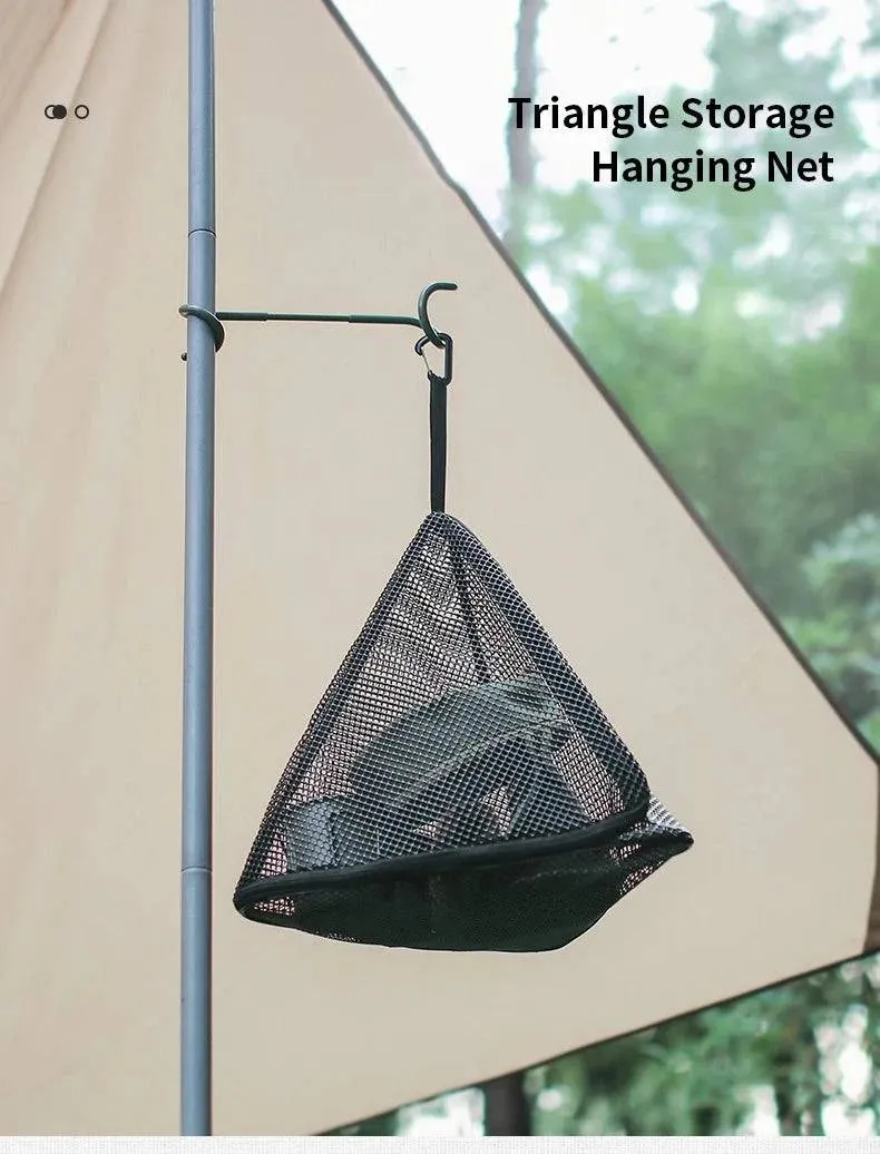 Drying Net Triangle Drying Hanging Mesh Storage Net Tent Food Dryer Net Outdoor Camping Organizer Mesh Storage For Foods Clothes