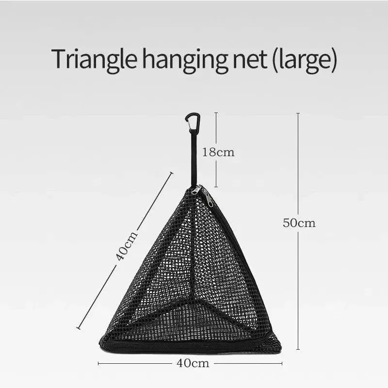 Drying Net Triangle Drying Hanging Mesh Storage Net Tent Food Dryer Net Outdoor Camping Organizer Mesh Storage For Foods Clothes