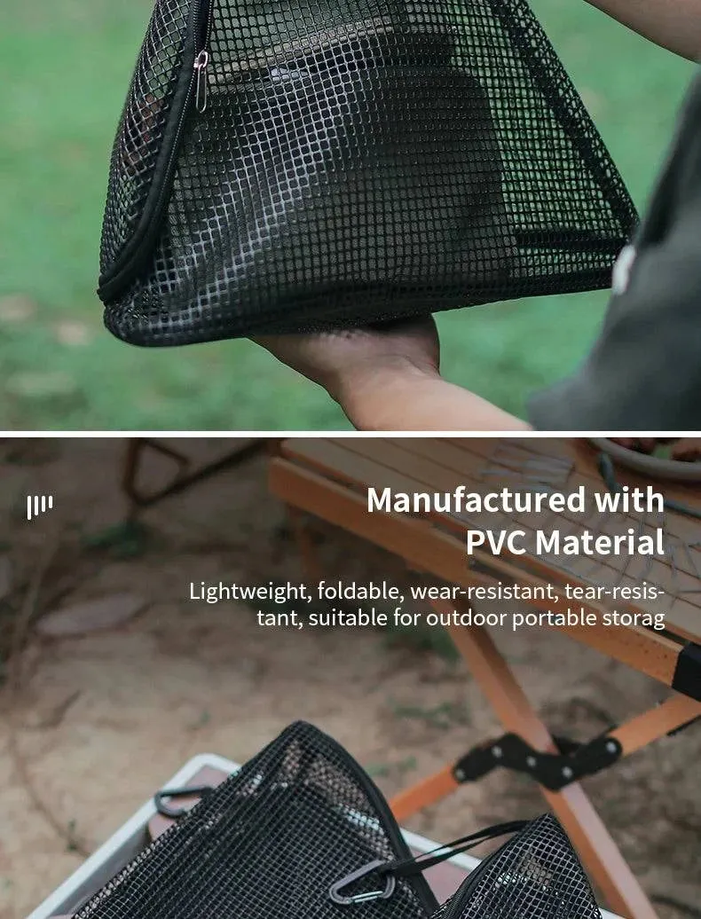 Drying Net Triangle Drying Hanging Mesh Storage Net Tent Food Dryer Net Outdoor Camping Organizer Mesh Storage For Foods Clothes