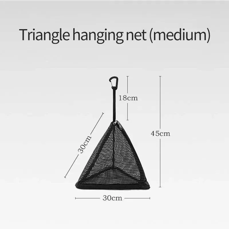 Drying Net Triangle Drying Hanging Mesh Storage Net Tent Food Dryer Net Outdoor Camping Organizer Mesh Storage For Foods Clothes