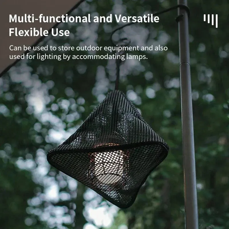 Drying Net Triangle Drying Hanging Mesh Storage Net Tent Food Dryer Net Outdoor Camping Organizer Mesh Storage For Foods Clothes
