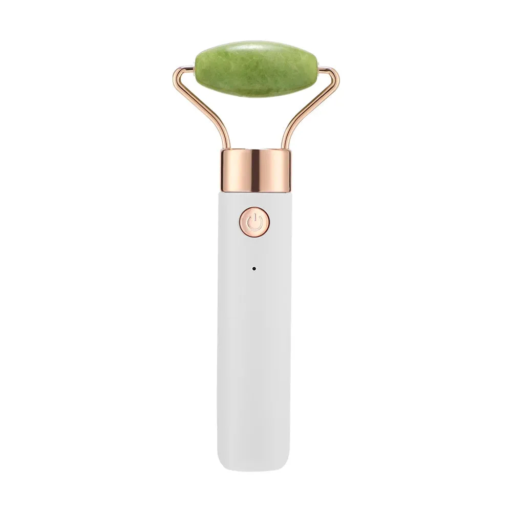 Electric Jade Roller Massager for Facial and Body Relaxation