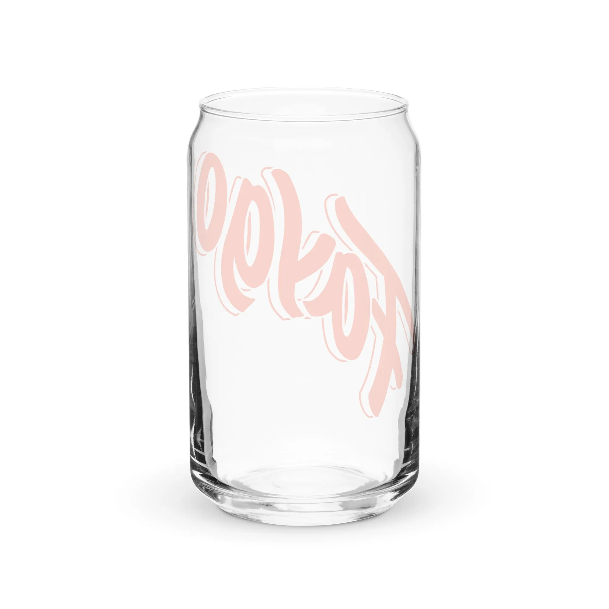 Faygo Orange Can-shaped Glass - 16 oz