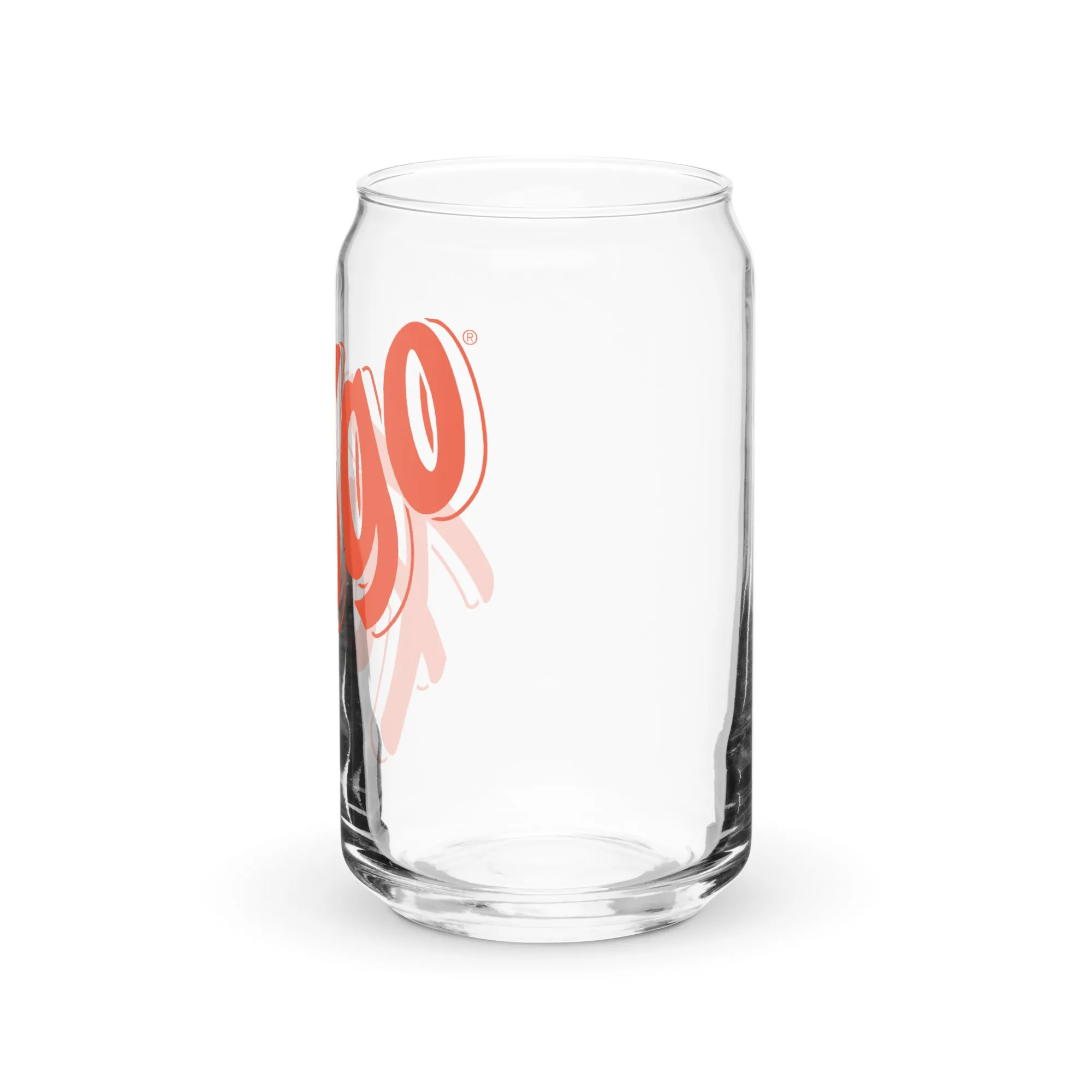 Faygo Orange Can-shaped Glass - 16 oz