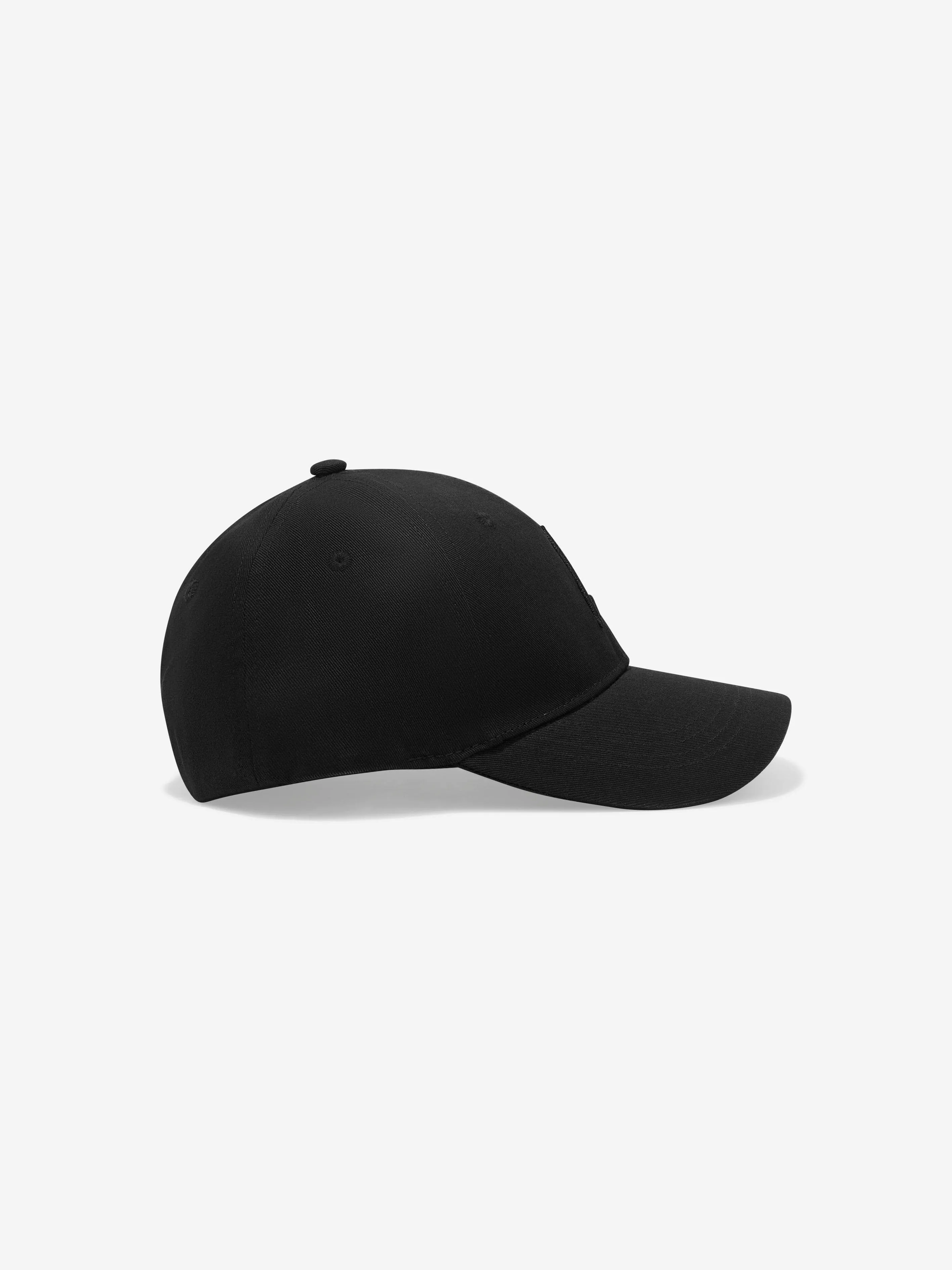 Golden Goose Kids Star Embroidered Cap in Black