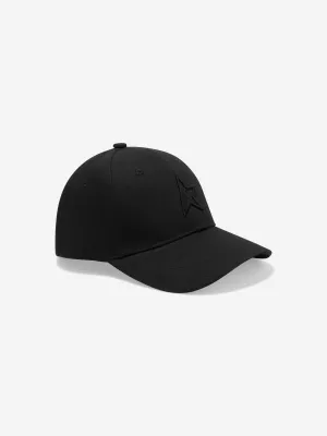 Golden Goose Kids Star Embroidered Cap in Black