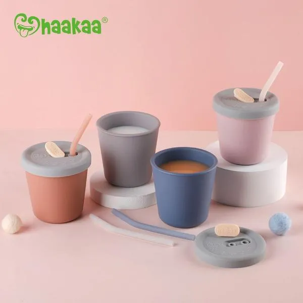 Haakaa Silicone Sippy Straw Cup