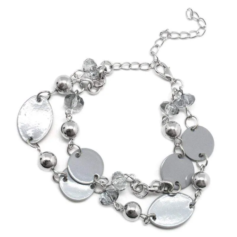 Happy Travels Gray Bracelet