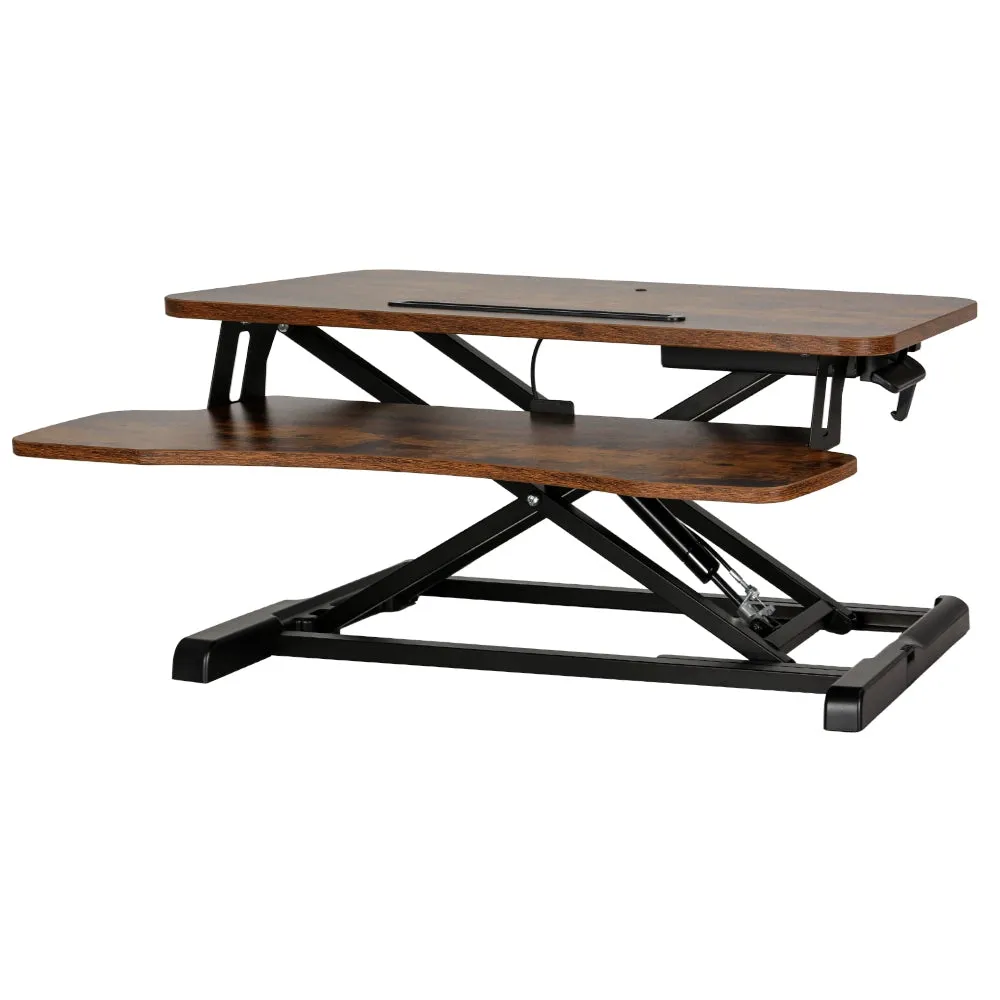 Height Adjustable Desk Riser, 2-Tier, Gas Lift, Artiss