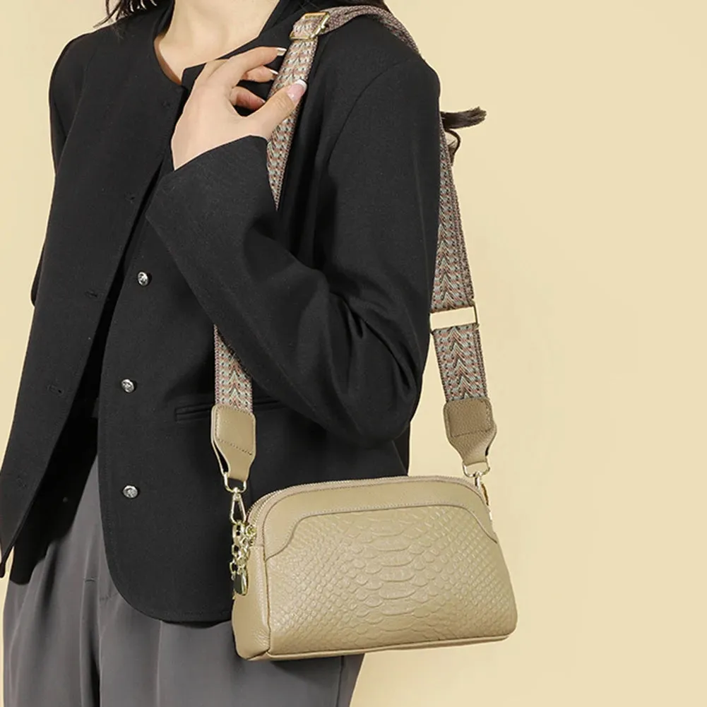 Ilaria | Elegant Charm Mini Crossbody Bag with Crocodile Pattern