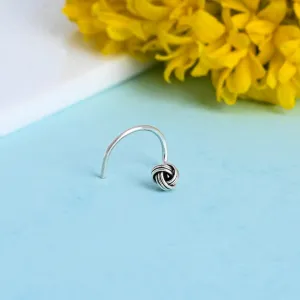 Knotted Classic Nose Pin
