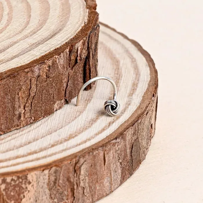Knotted Classic Nose Pin