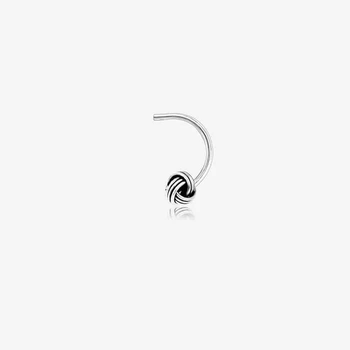 Knotted Classic Nose Pin