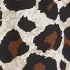 Leopard-Print Asymmetrical Blouse