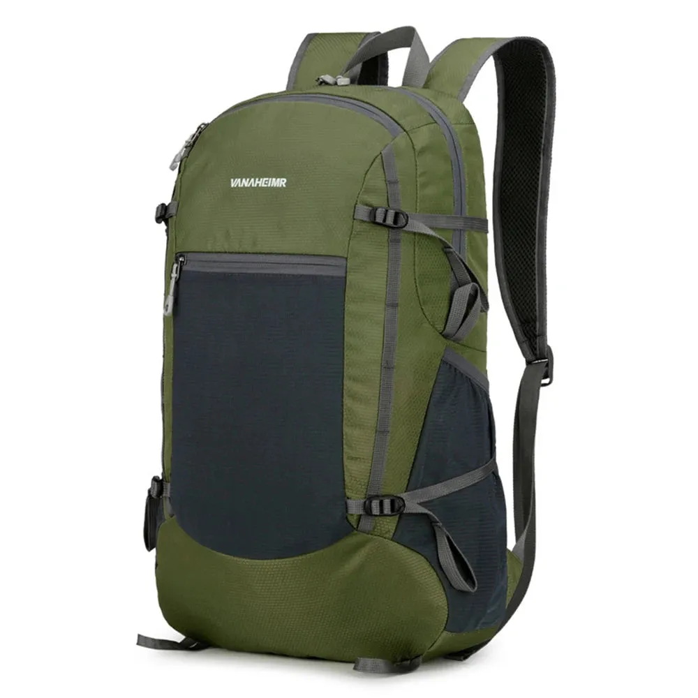 Lightweight Foldable Hiking Backpack Water-resistant Packable Travel Backpack Oxford Cloth Daypack for Cycling Camping