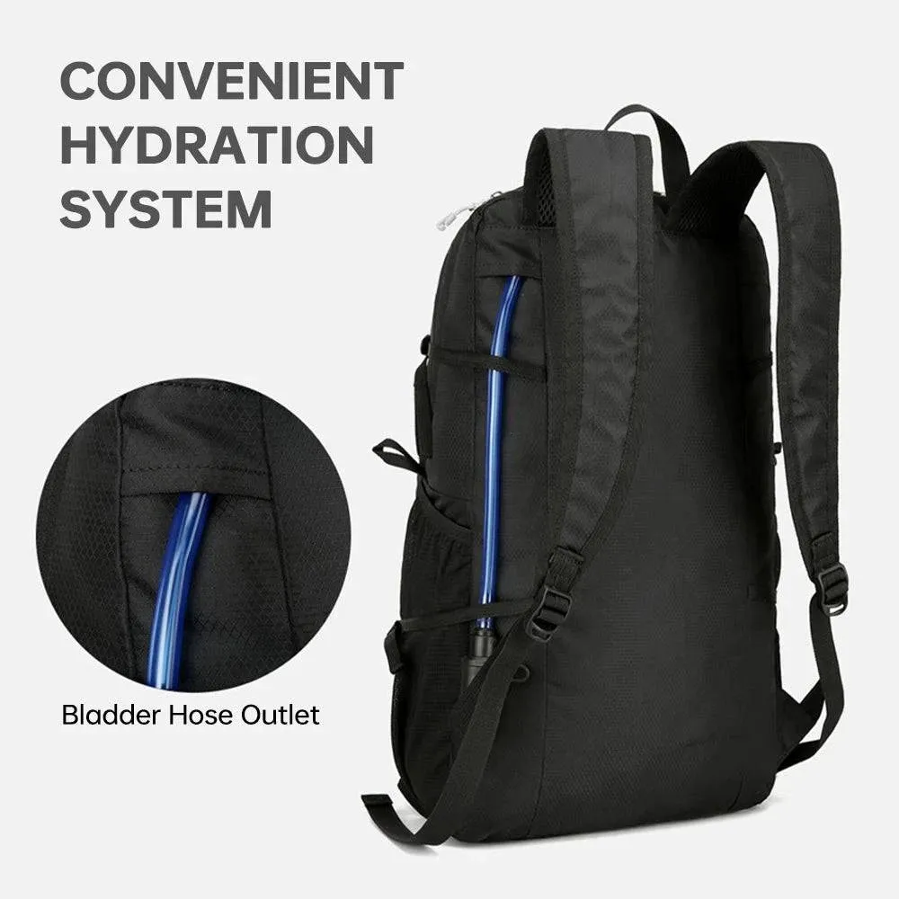 Lightweight Foldable Hiking Backpack Water-resistant Packable Travel Backpack Oxford Cloth Daypack for Cycling Camping