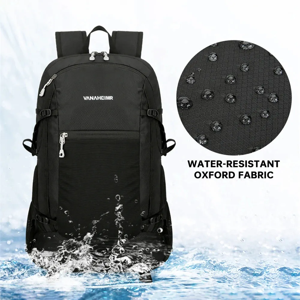 Lightweight Foldable Hiking Backpack Water-resistant Packable Travel Backpack Oxford Cloth Daypack for Cycling Camping
