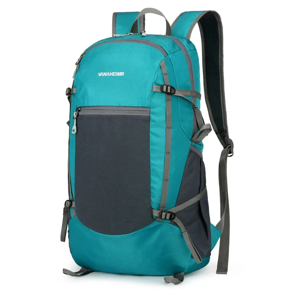 Lightweight Foldable Hiking Backpack Water-resistant Packable Travel Backpack Oxford Cloth Daypack for Cycling Camping