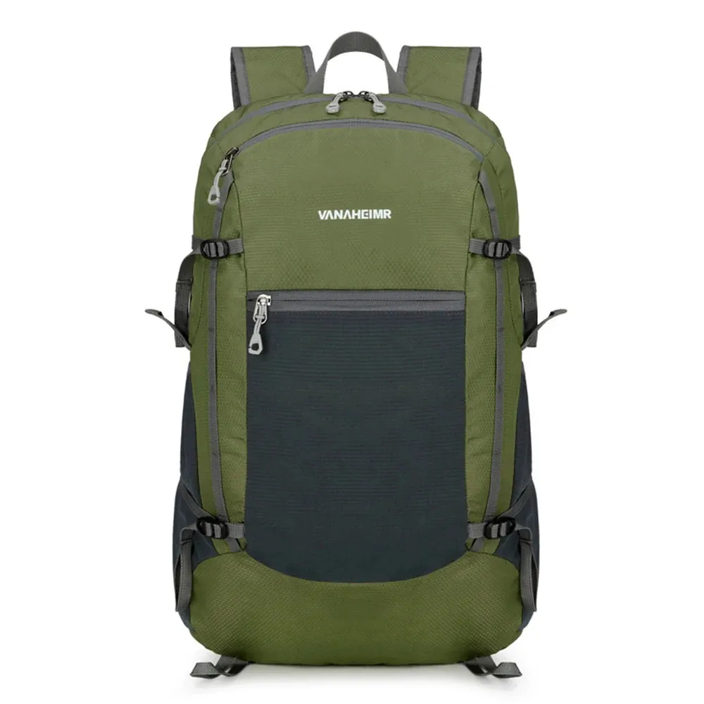 Lightweight Foldable Hiking Backpack Water-resistant Packable Travel Backpack Oxford Cloth Daypack for Cycling Camping