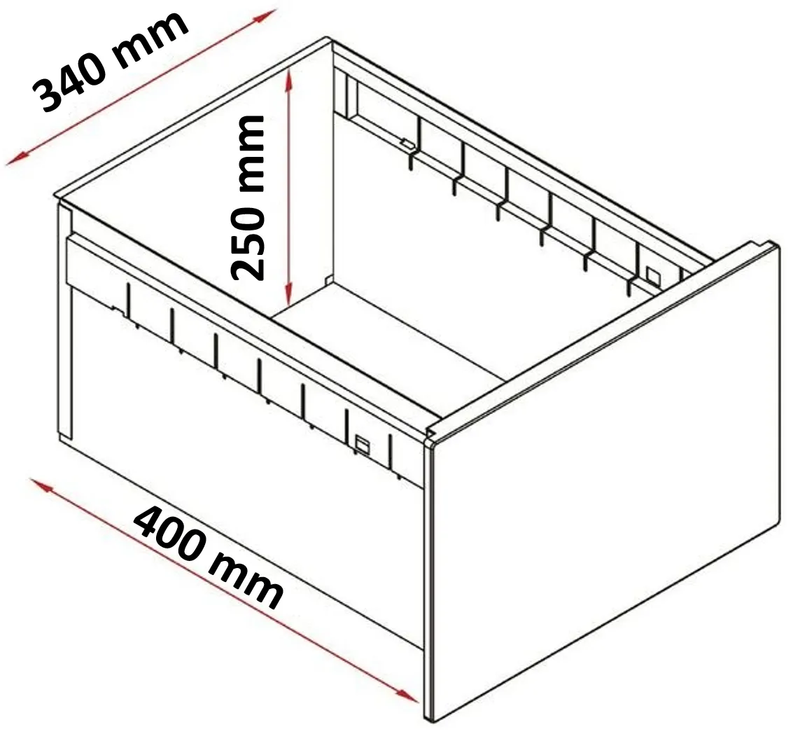 Mobile Pedestal Drawer with Lock and Castors