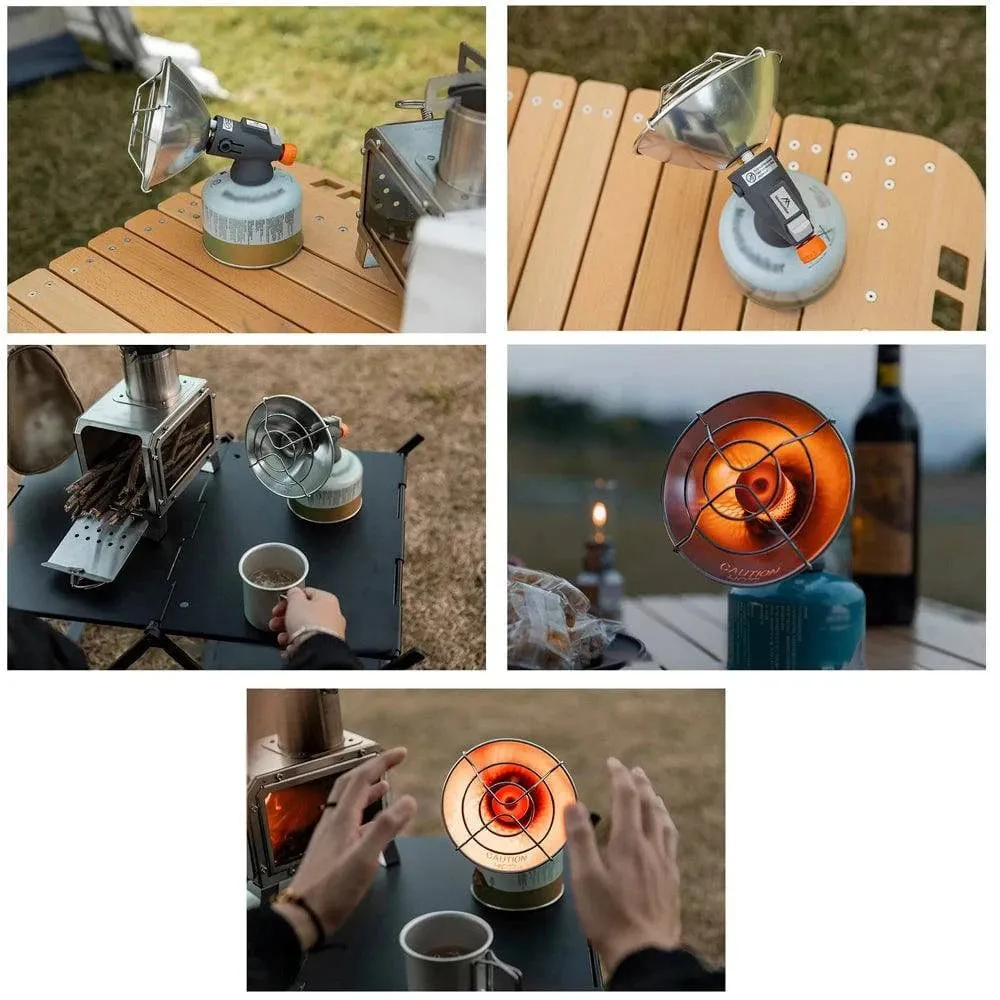 Outdoor Camping Fishing GasHeaters Portable Heating Device Adjustable Hiking Warmer Winter Tent Warming Equipment