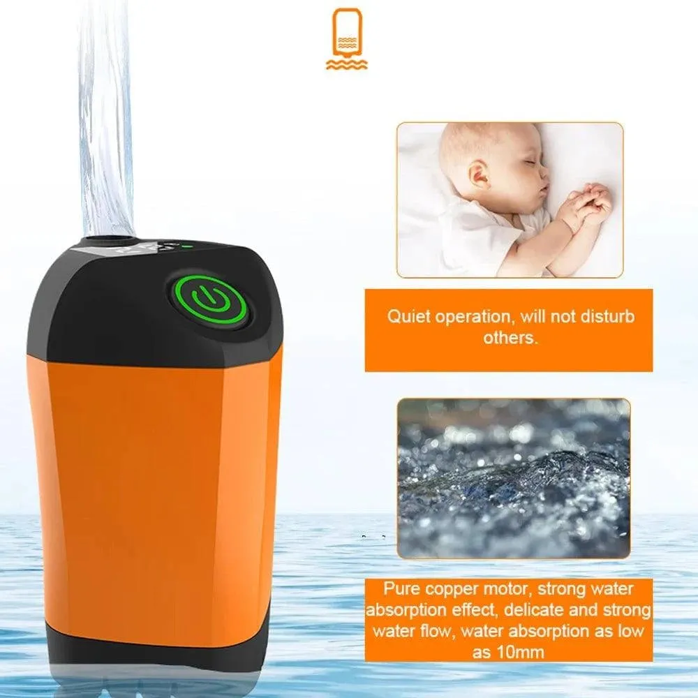 Outdoor Camping Shower Portable Electric Shower Pump Waterproof Electric Pump for Camping Hiking Backpacking Travel Beach Pet