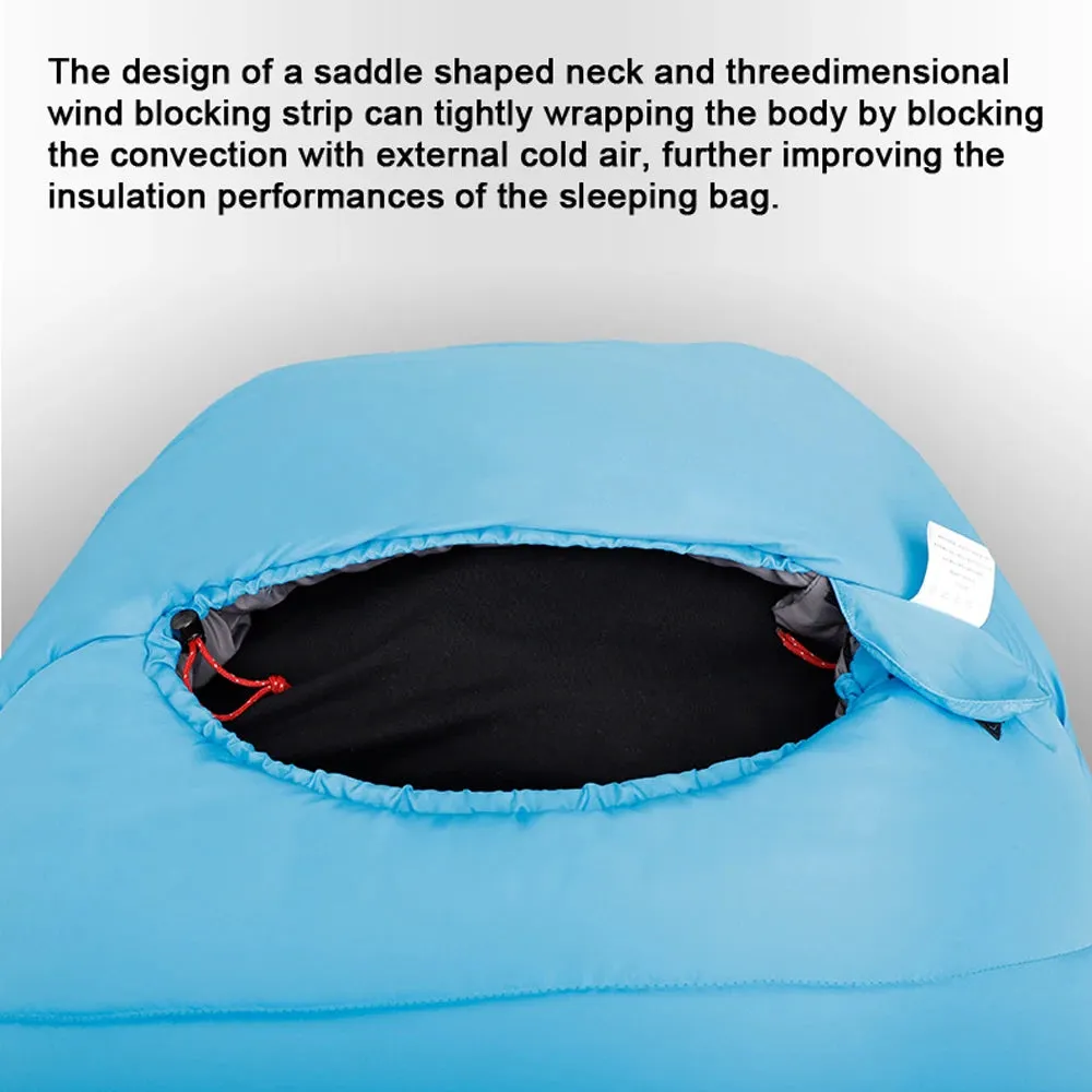 Outdoor Camping Sleeping Bag Portable Winter Thickened Warming Sleeping Bag Light-weight Cotton Sleeping Bag
