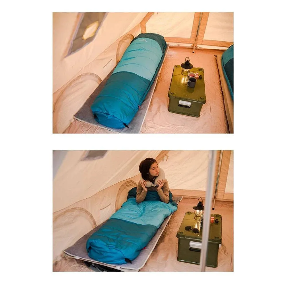 Outdoor Camping Sleeping Bag Portable Winter Thickened Warming Sleeping Bag Light-weight Cotton Sleeping Bag