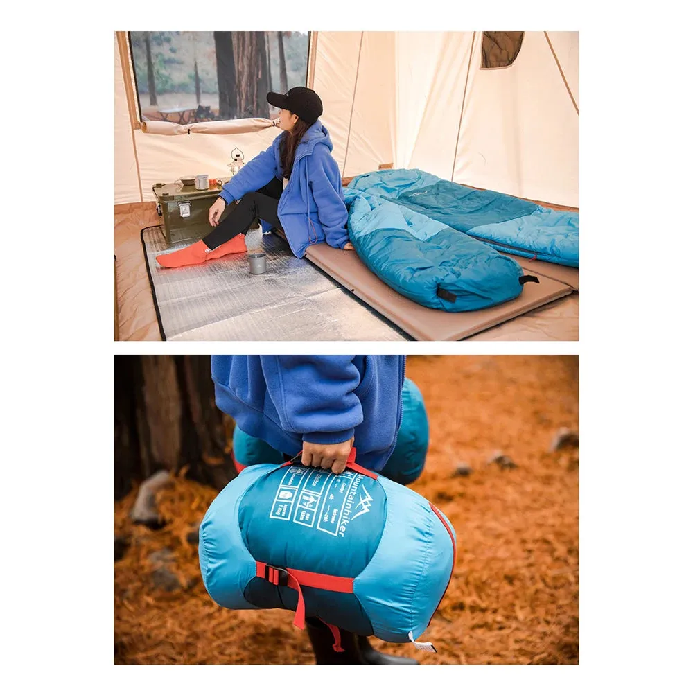 Outdoor Camping Sleeping Bag Portable Winter Thickened Warming Sleeping Bag Light-weight Cotton Sleeping Bag